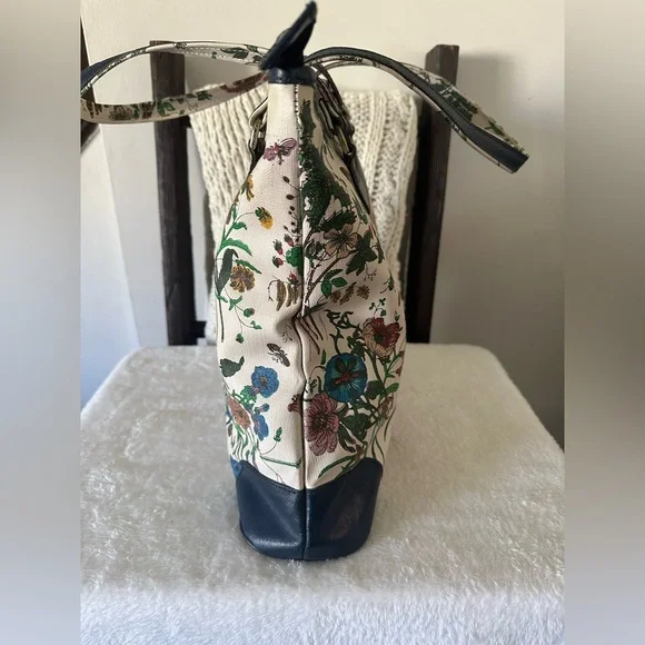 Vintage Gucci Floral Tote - Picture 7 of 14